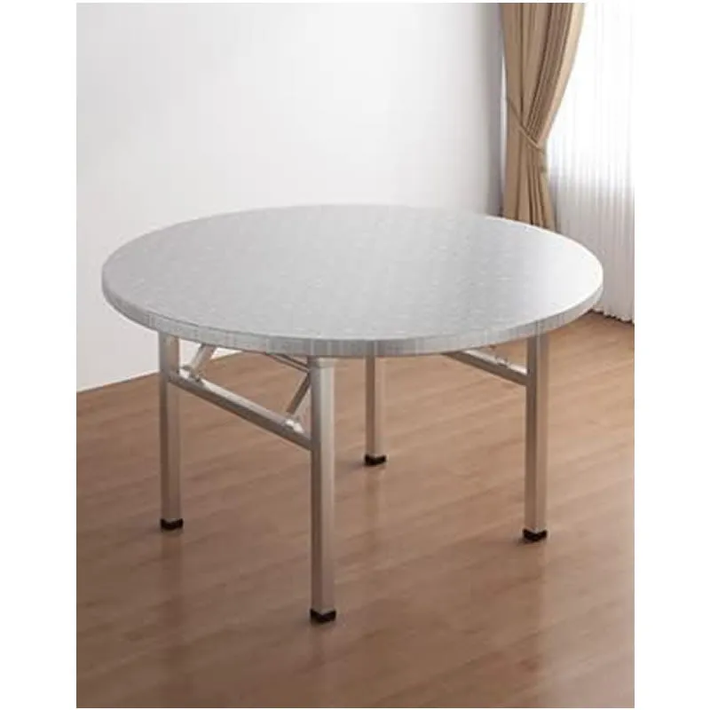 140 X 140Cm Stainless Steel Foldable Round Table Ft-140