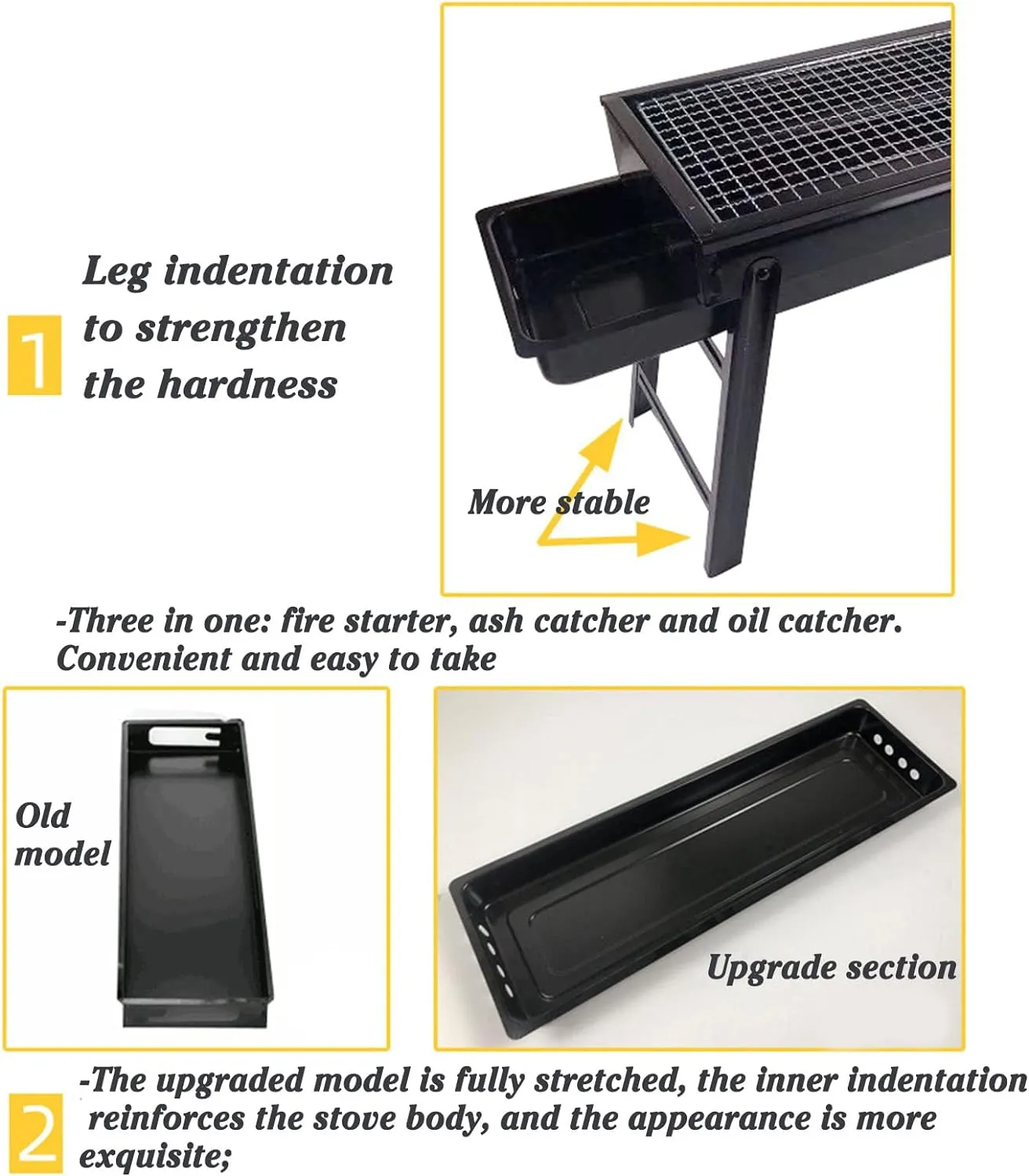 36X10.5X28Cm Portable Bbq Grill