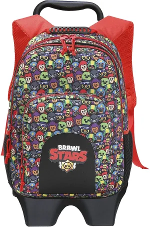 43 cm Backpack with Removable Trolley Brawl Stars (CyP Brands)