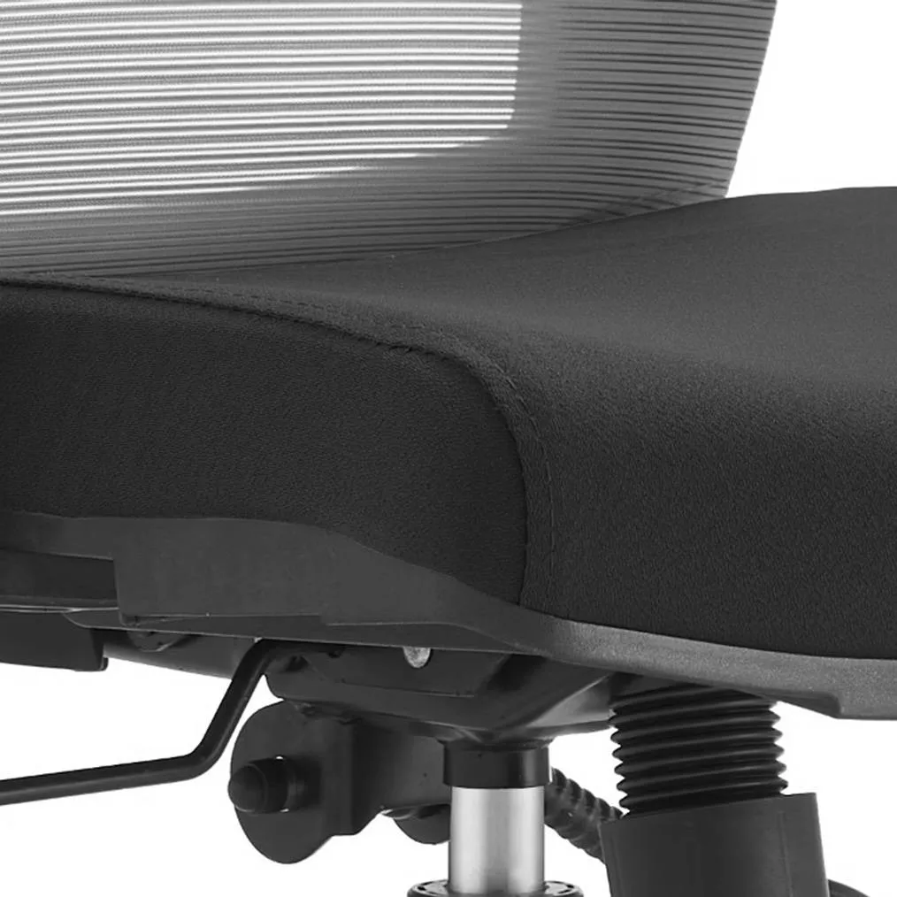 Adorit Series Ergonomic Office Chair with Mesh Back and Upholstered Seat