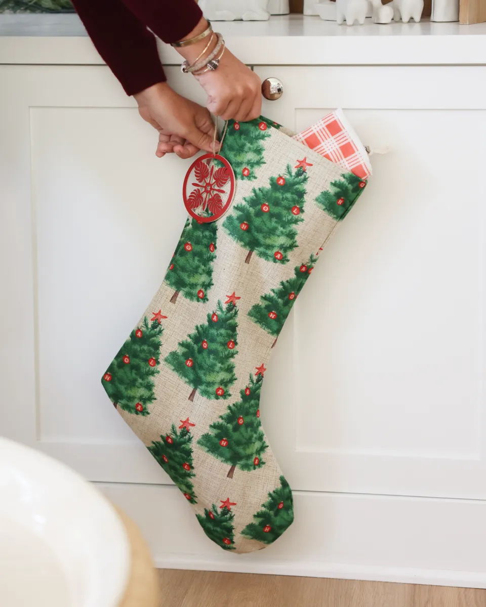 Aloha Star Christmas Tree Stocking