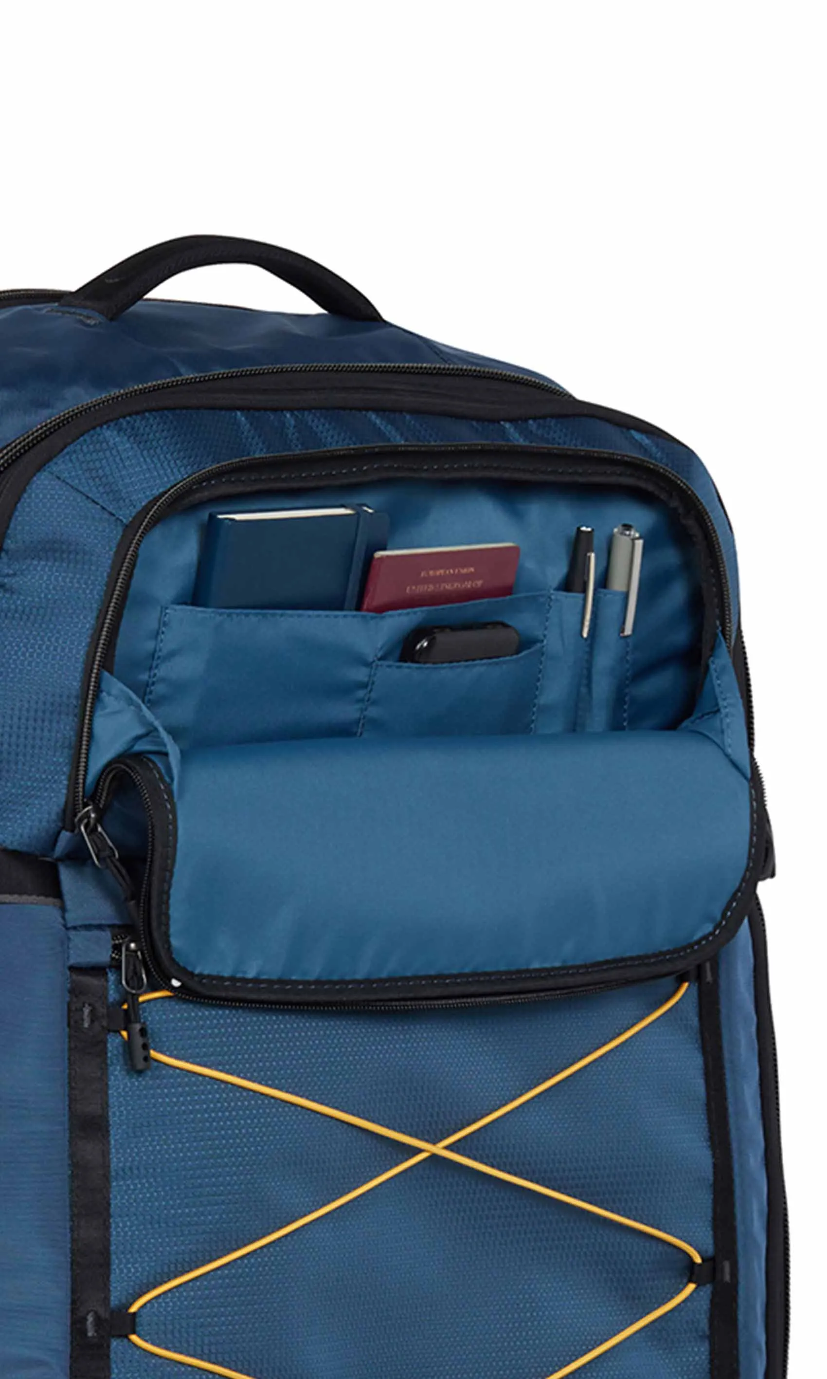 Bamburgh Wheeled Holdall in Navy