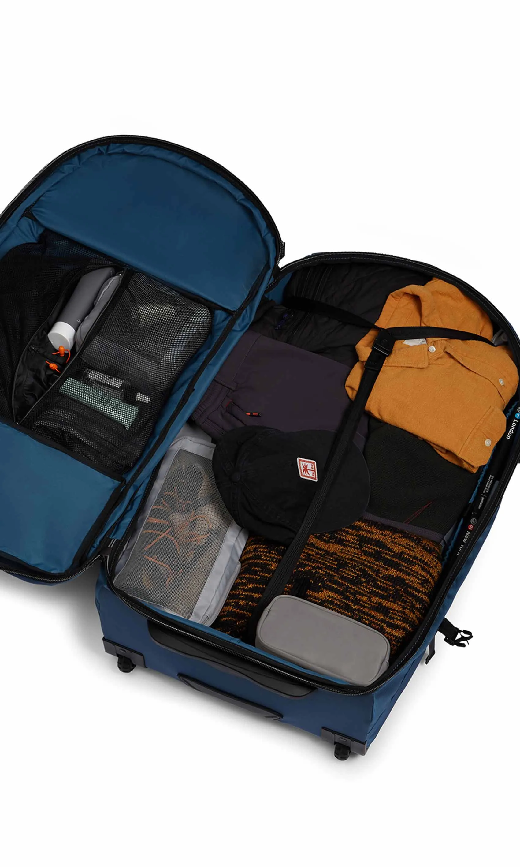 Bamburgh Wheeled Holdall in Navy