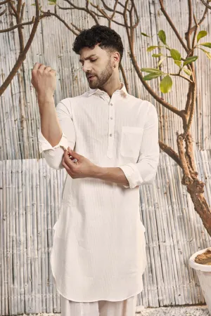 Cotton Pathani With Salwar - Set Of 2
