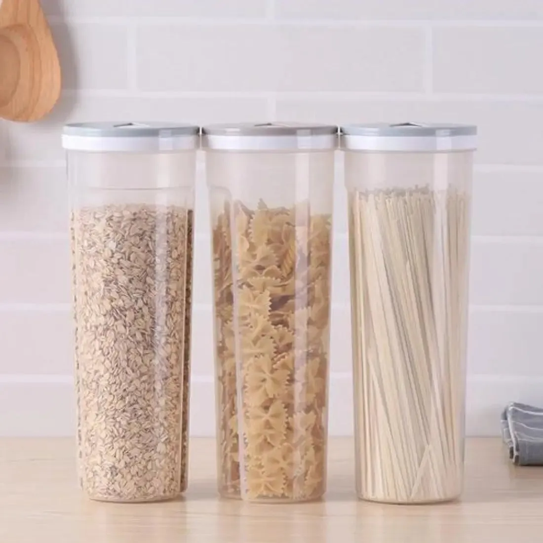 Durable Food Grade PP Dried Food & Spaghetti Storage Container ,2.5L