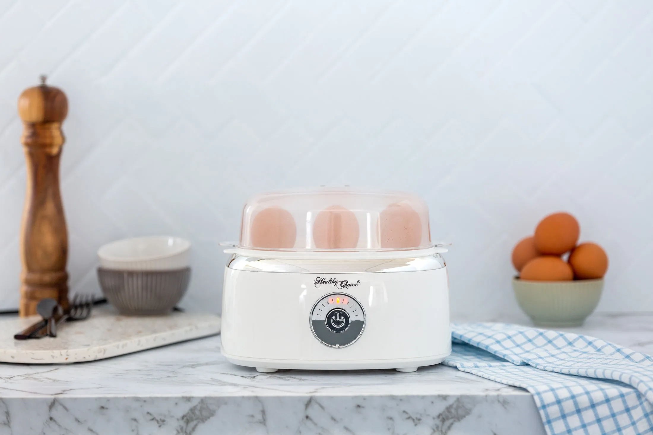 Electric Egg Steamer, Fits 7 Eggs & Cooks Perfectly