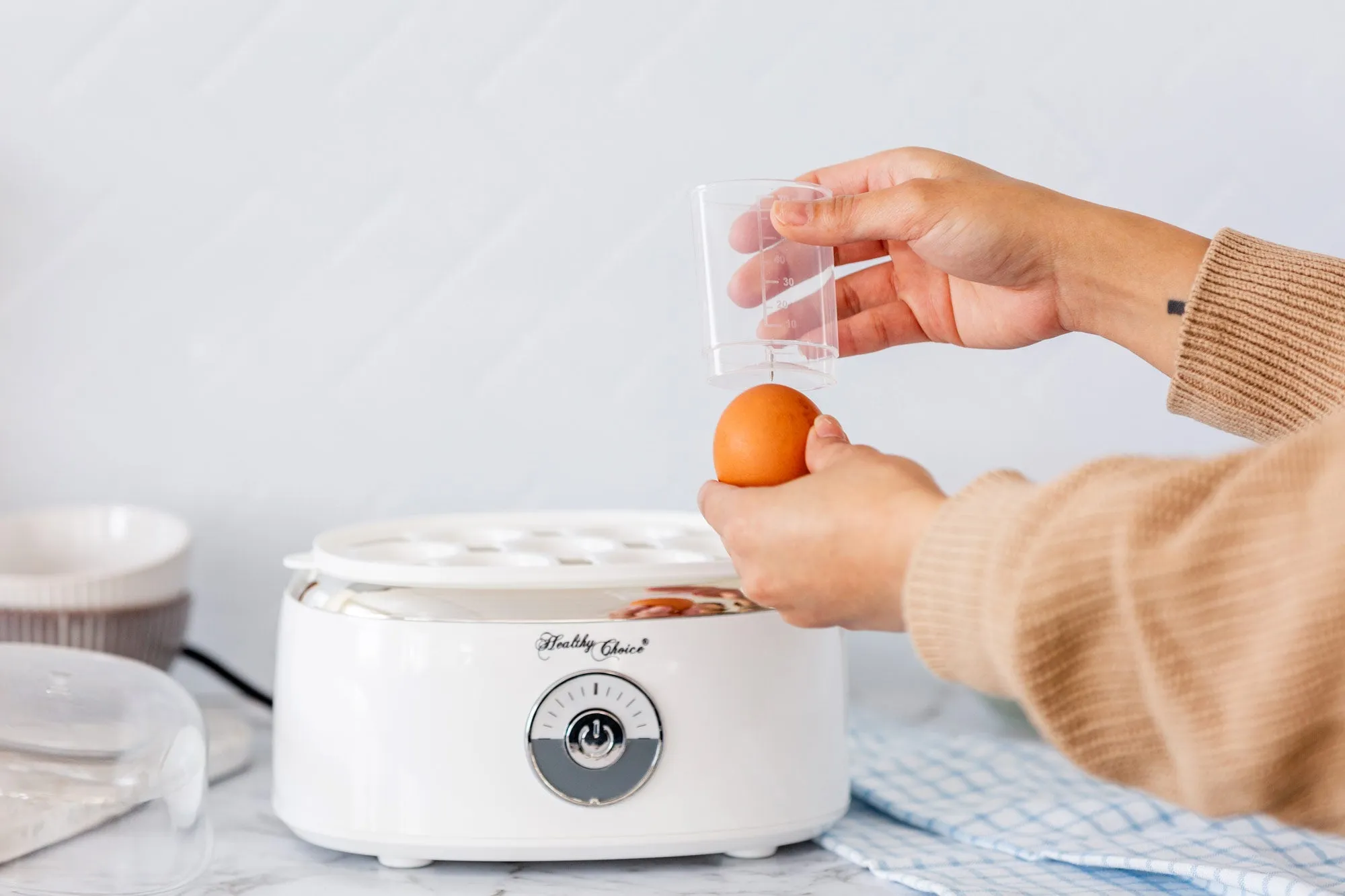 Electric Egg Steamer, Fits 7 Eggs & Cooks Perfectly