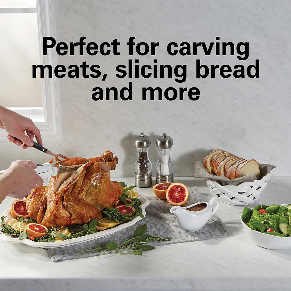 Electric Knife Set with Fork and Case 74251