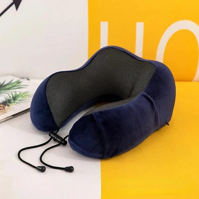 Ergonomic Memory Foam U Shaped Neck Pillow for Ultimate Travel and Home Comfort