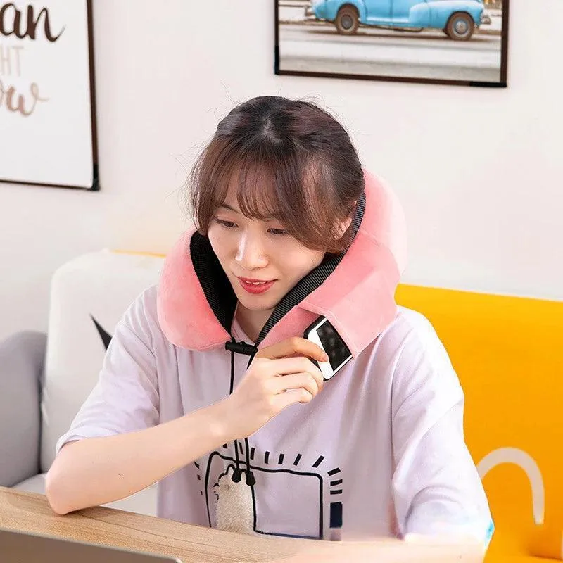 Ergonomic Memory Foam U Shaped Neck Pillow for Ultimate Travel and Home Comfort