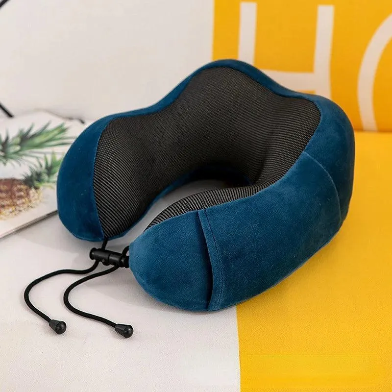 Ergonomic Memory Foam U Shaped Neck Pillow for Ultimate Travel and Home Comfort