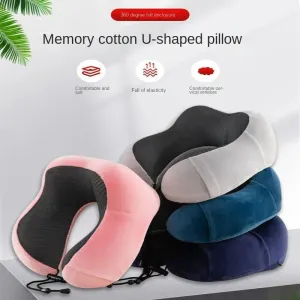 Ergonomic Memory Foam U Shaped Neck Pillow for Ultimate Travel and Home Comfort
