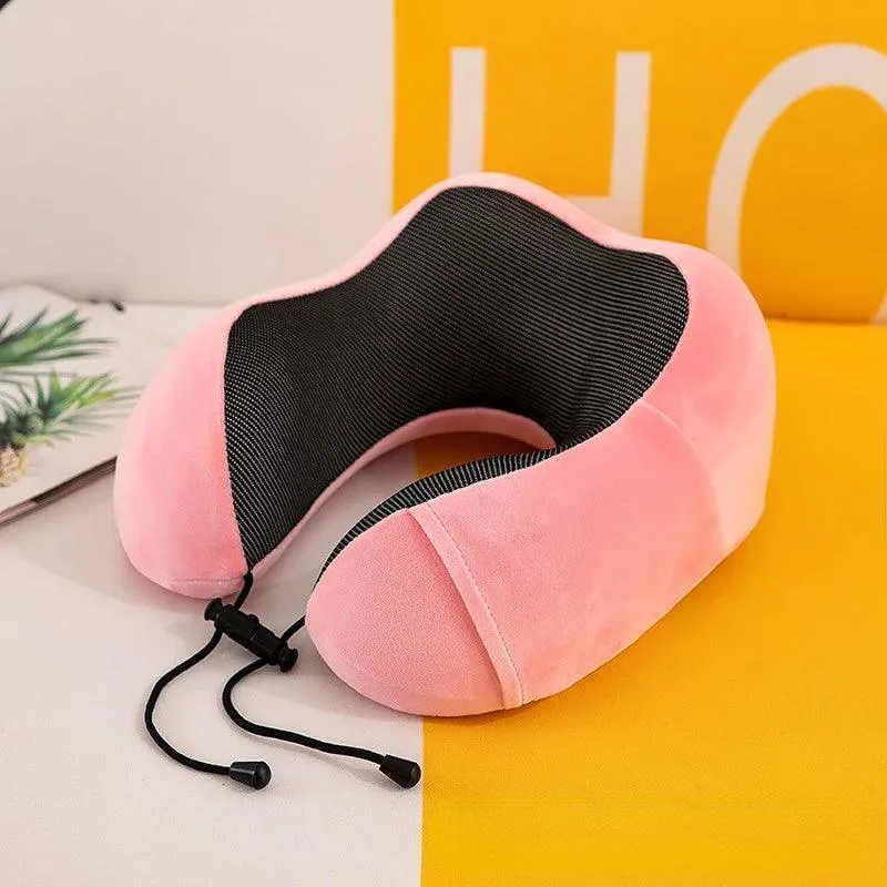 Ergonomic Memory Foam U Shaped Neck Pillow for Ultimate Travel and Home Comfort