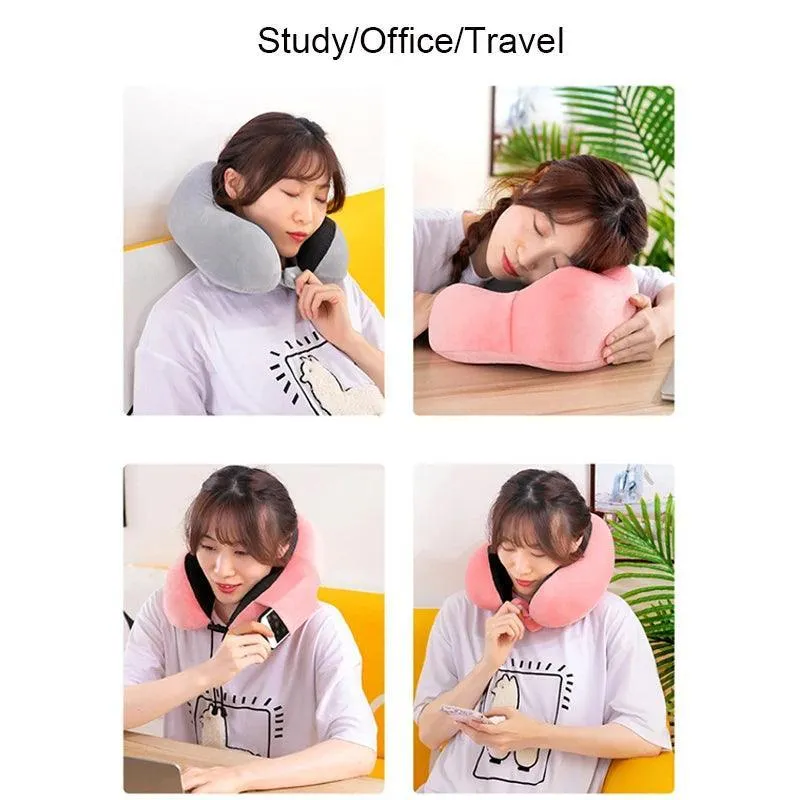 Ergonomic Memory Foam U Shaped Neck Pillow for Ultimate Travel and Home Comfort