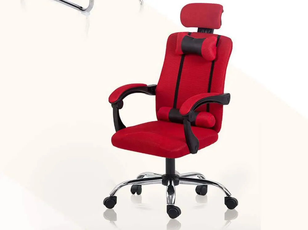 Ergonomic Office Chair Swivel Red