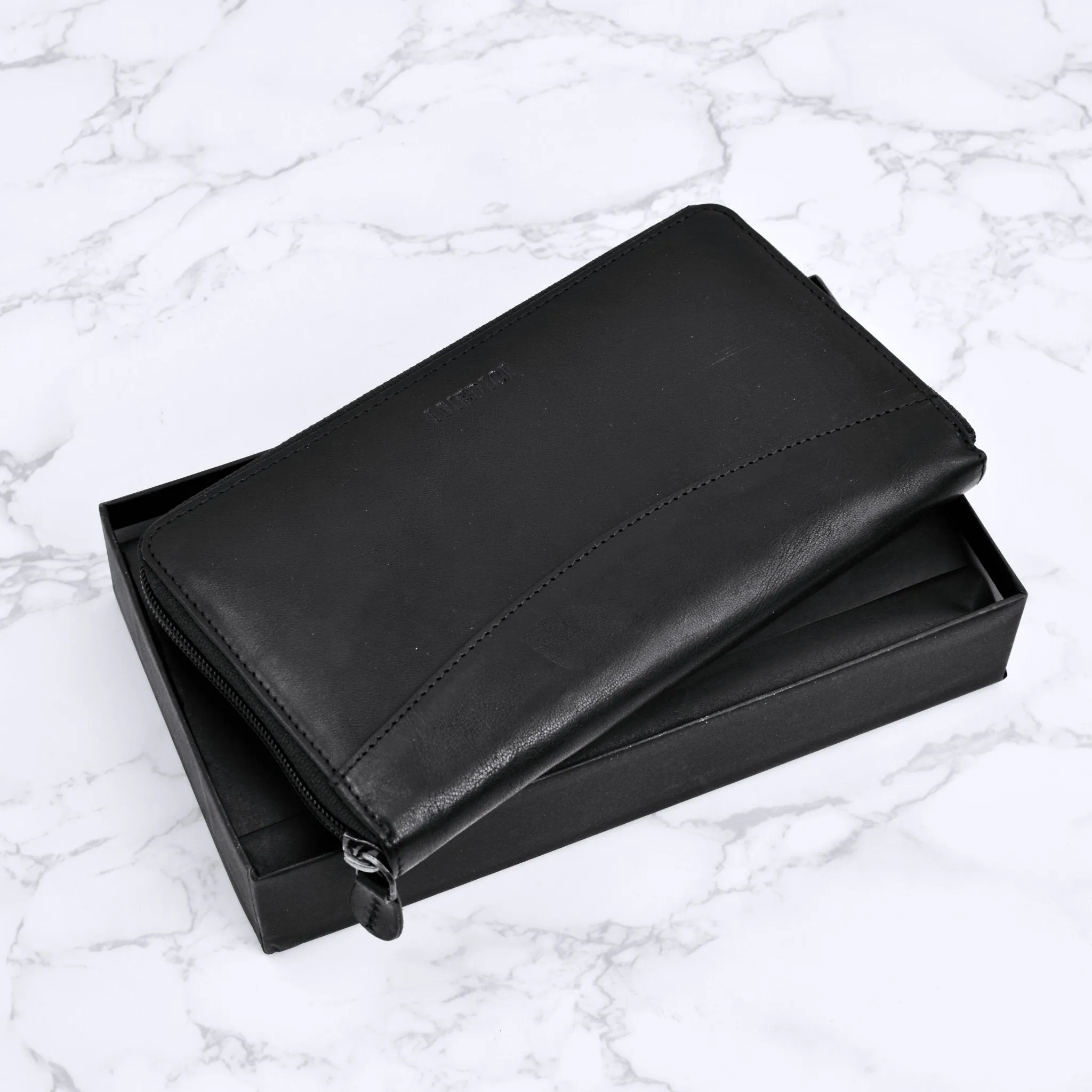 Gabriella Women's Italian Leather Zip Around Wallet