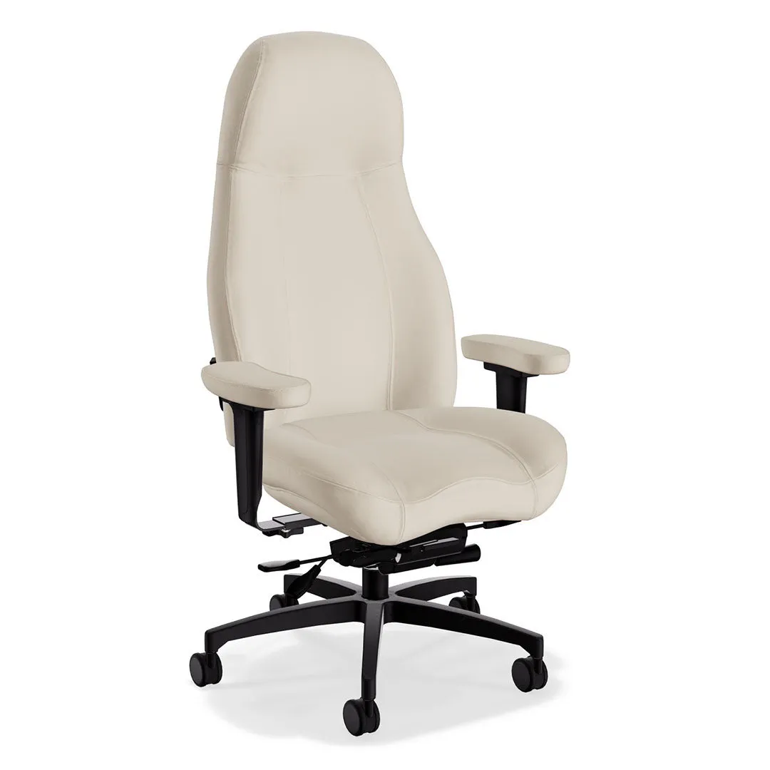 High Back Ultimate Executive Office Chair in Tribeca Premium Leather