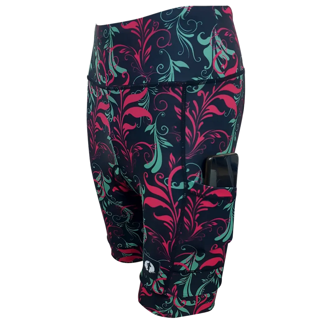 High Waist LADIES Cycling Shorts - Ama Angels