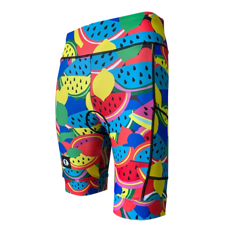 High Waist LADIES Cycling Shorts - Melons