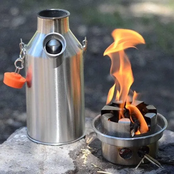 Kelly Kettle Stainless Steel Small Hobo Stove - Fits Trekker model