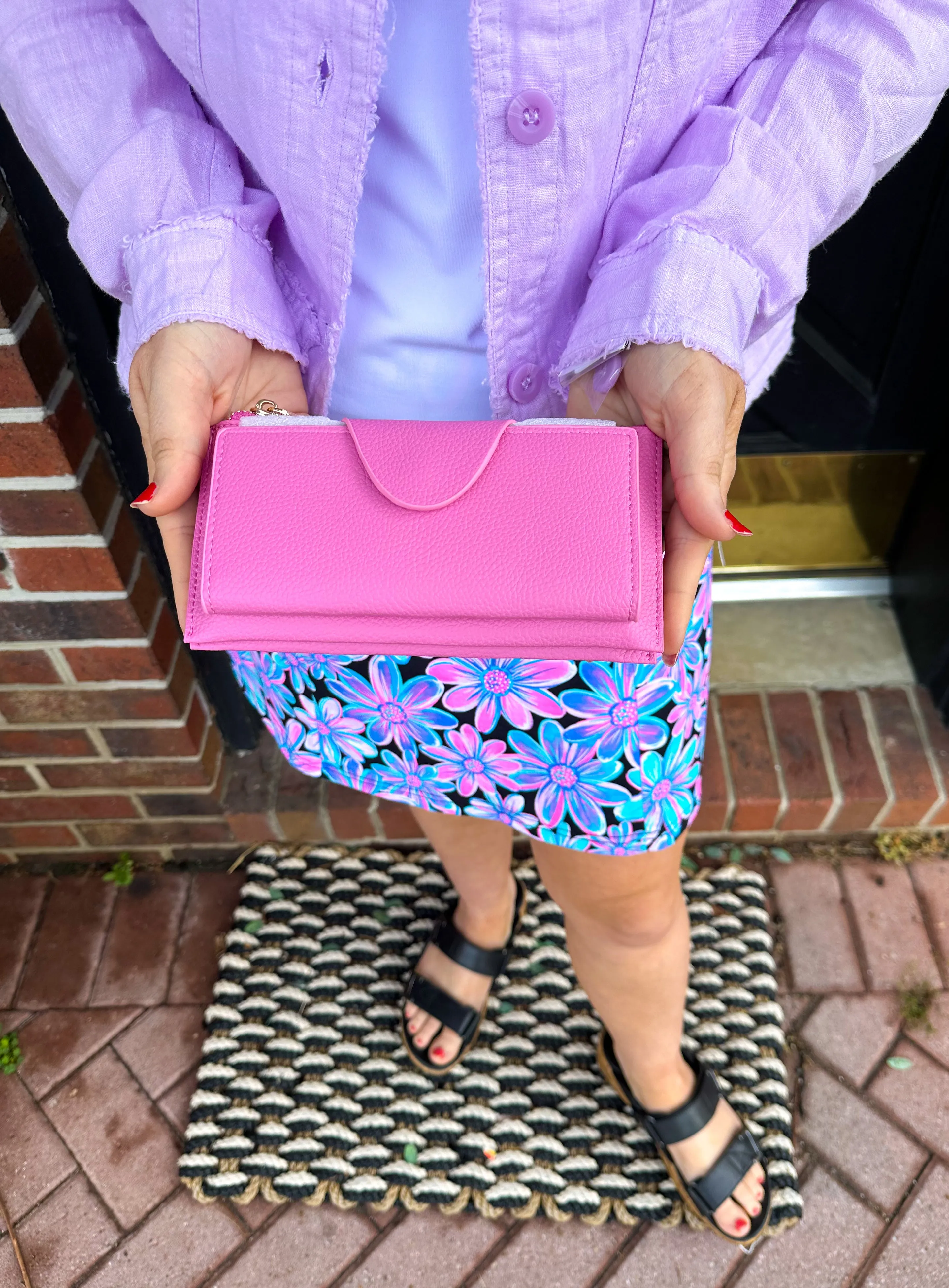KYLA RFID WALLET BUBBLEGUM