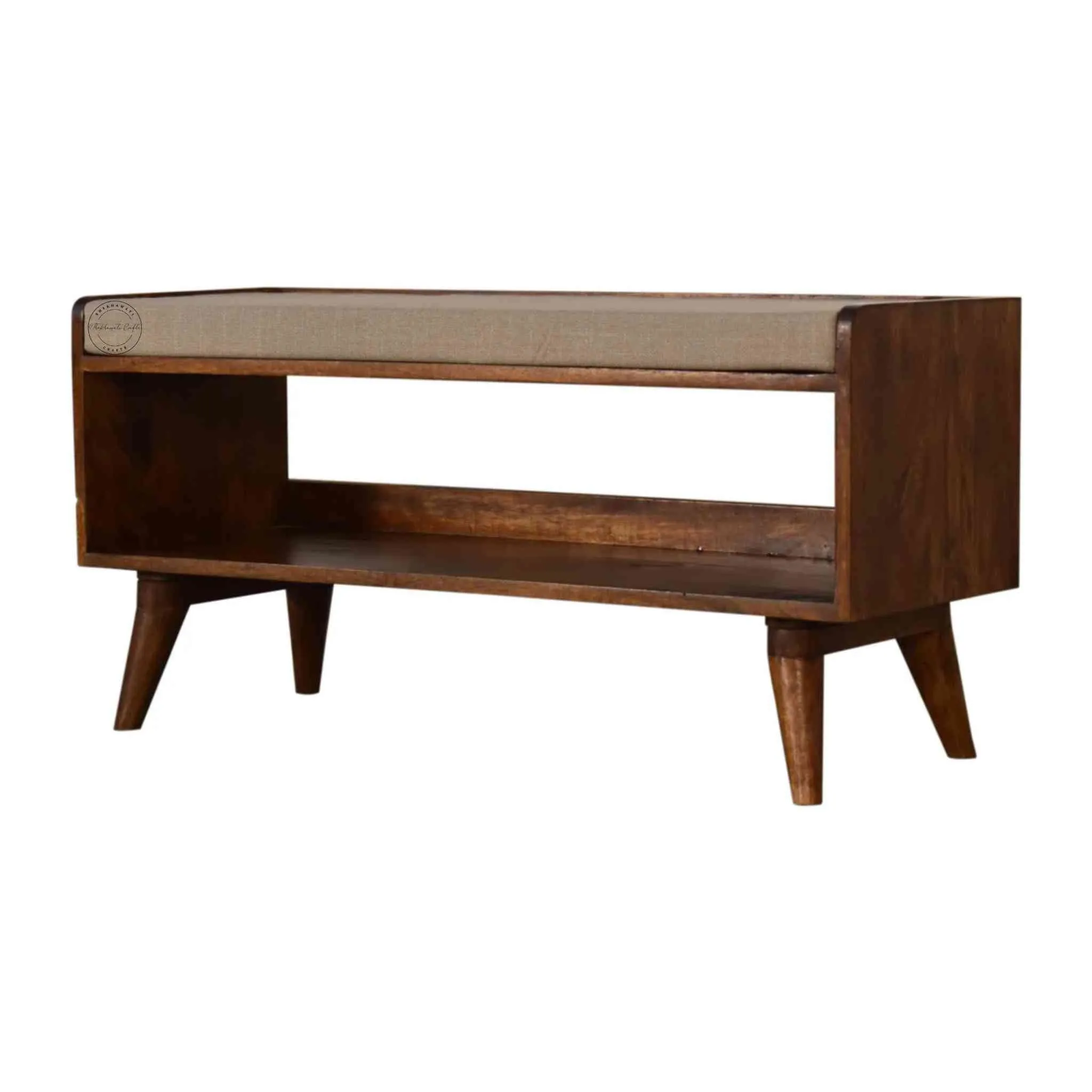 Lammi Bench with Shelf