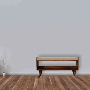 Lammi Bench with Shelf