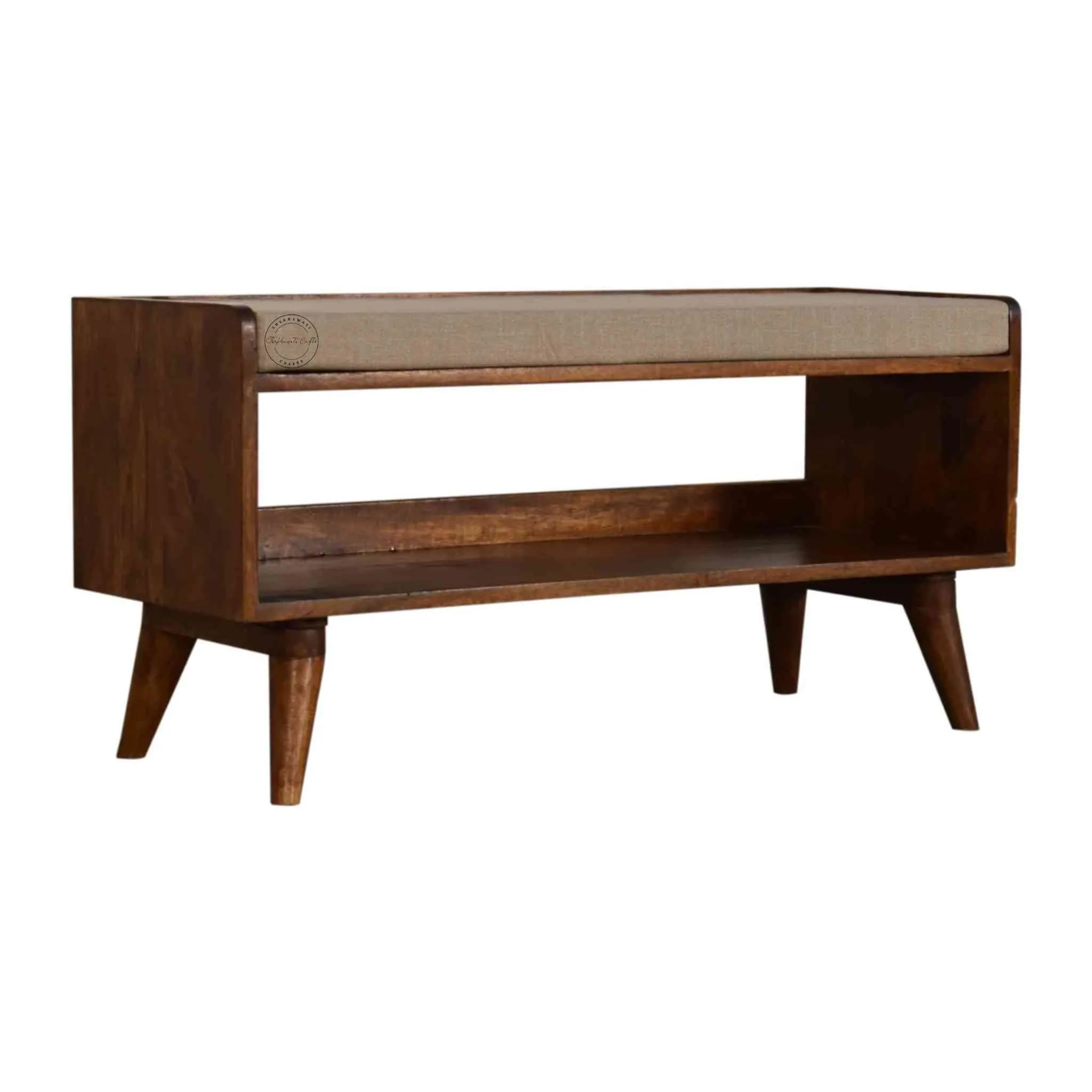 Lammi Bench with Shelf
