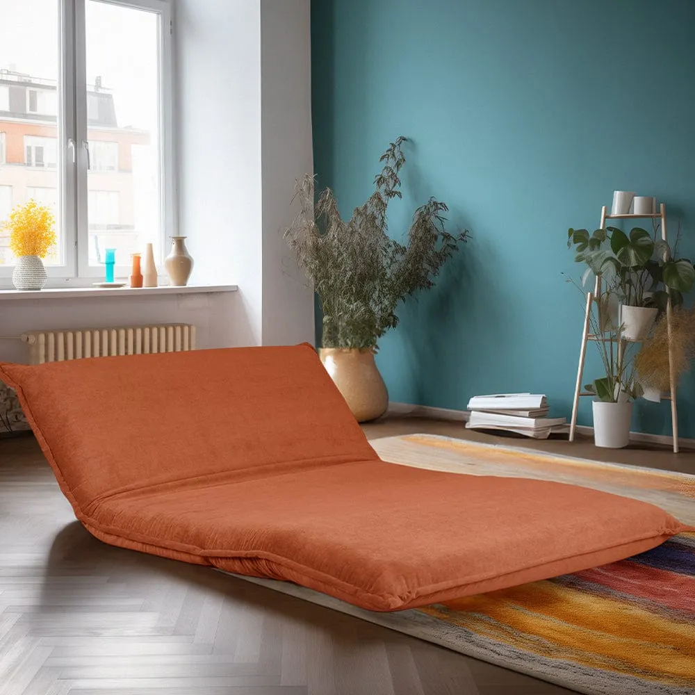 Lola Corduroy Foldable Sofa Bed with Pillows