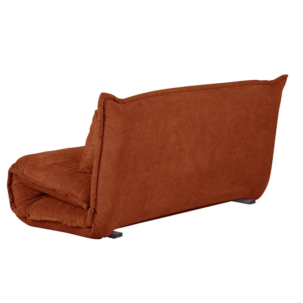 Lola Corduroy Foldable Sofa Bed with Pillows