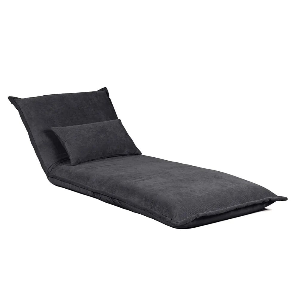 Lola Corduroy Foldable Sofa Bed with Pillows