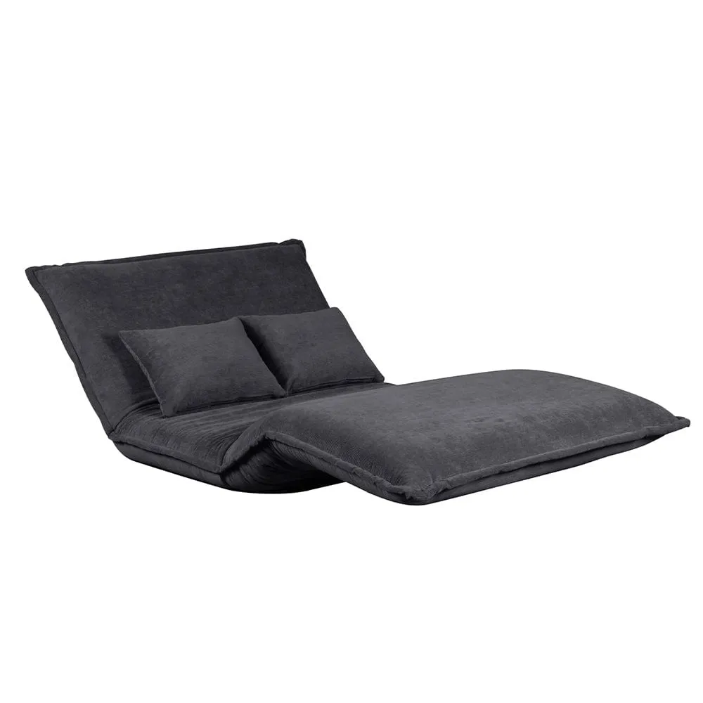 Lola Corduroy Foldable Sofa Bed with Pillows