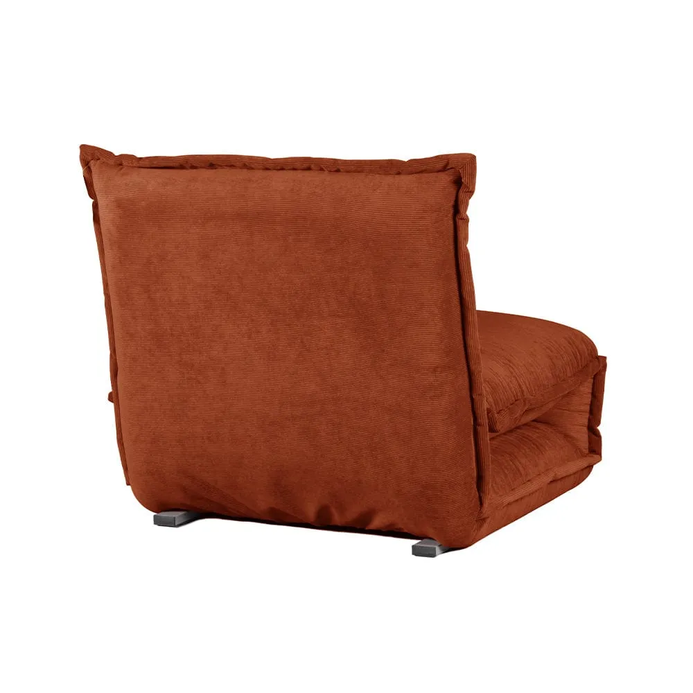 Lola Corduroy Foldable Sofa Bed with Pillows