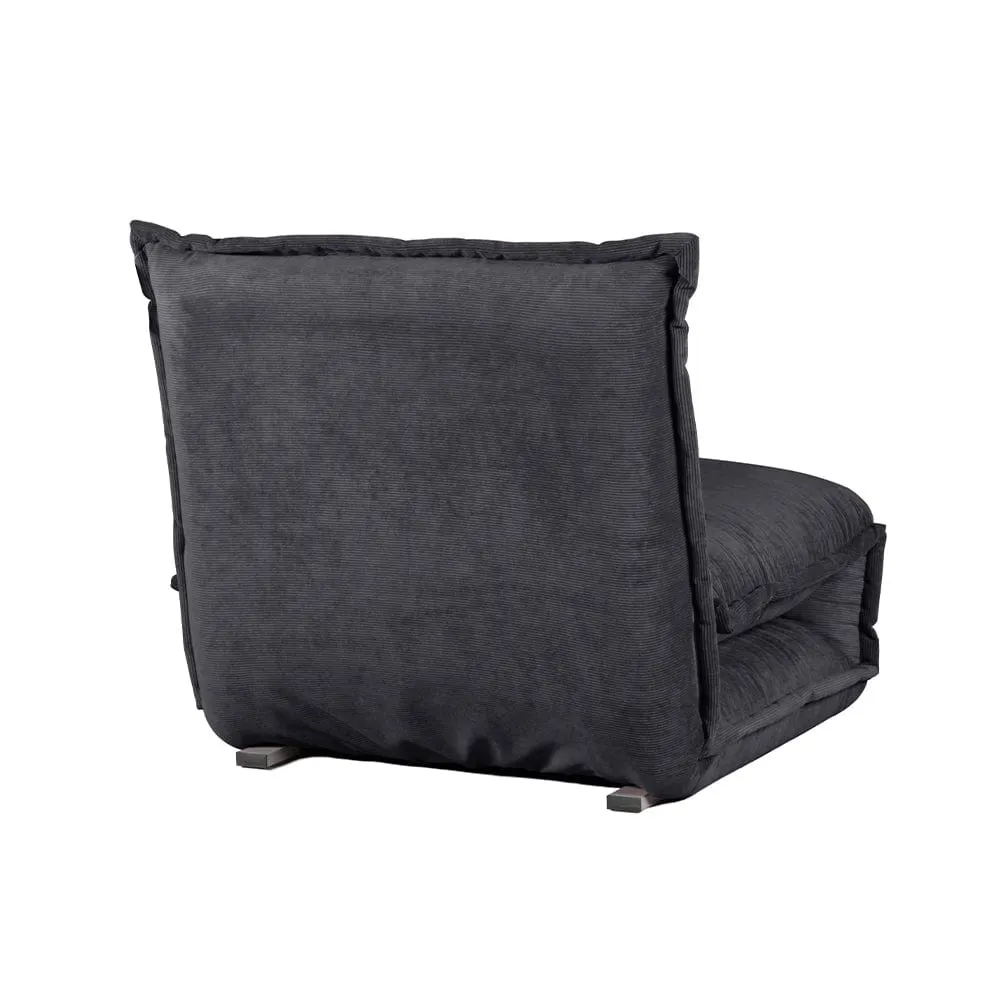 Lola Corduroy Foldable Sofa Bed with Pillows