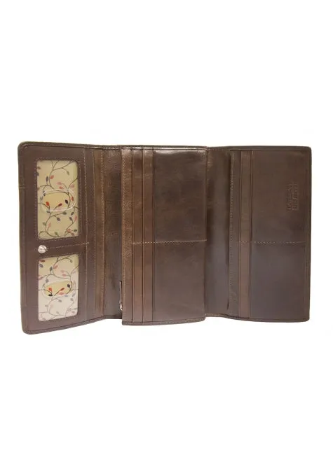 Mancini Casablanca Ladies' RFID Secure Trifold Wallet