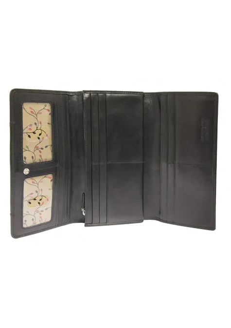 Mancini Casablanca Ladies' RFID Secure Trifold Wallet