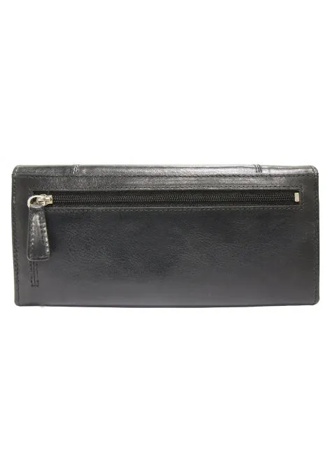 Mancini Casablanca Ladies' RFID Secure Trifold Wallet