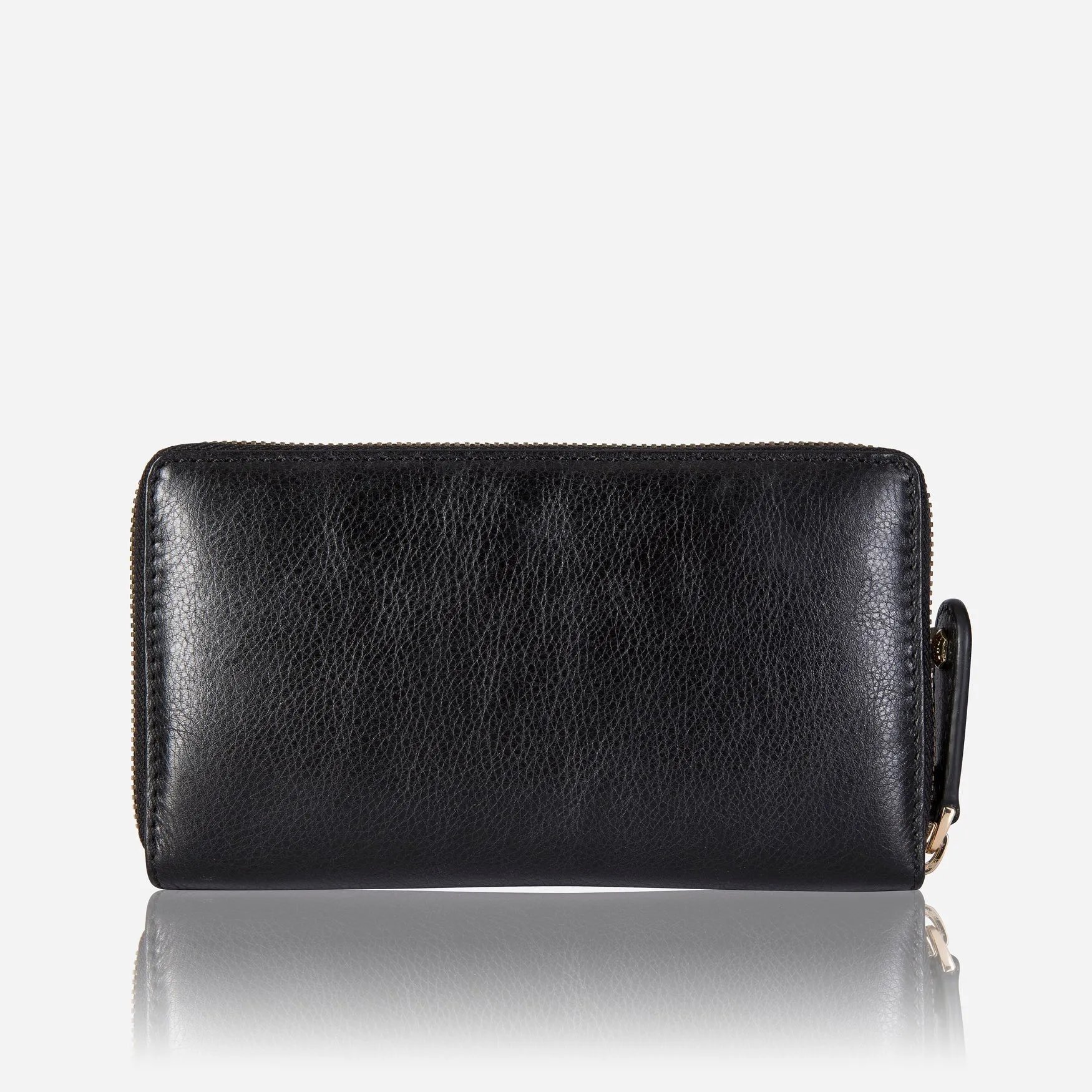 Medium Zip Around Purse, Black