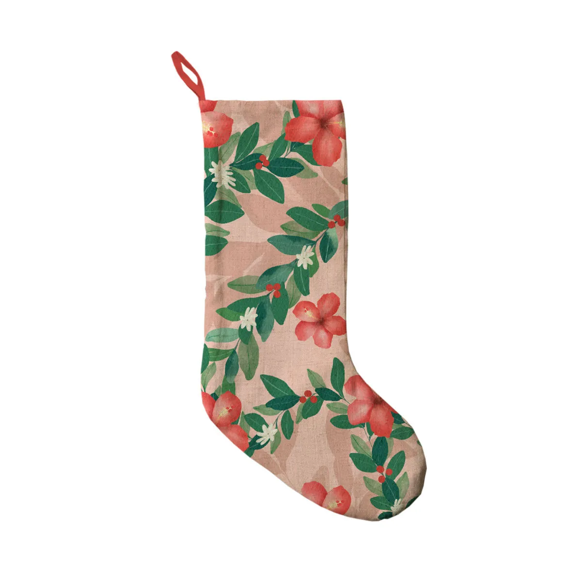 Mele Hibiscus Pattern Stocking