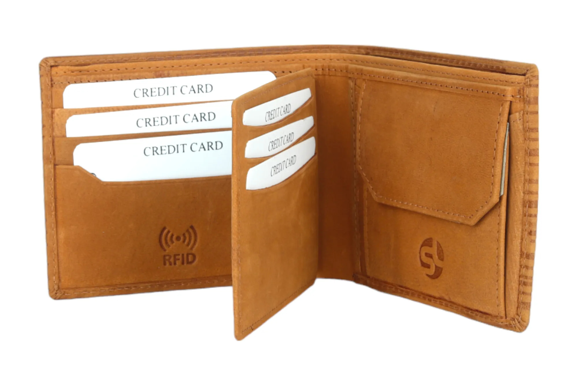 MENS LEATHER WALLET (RFID) 93722