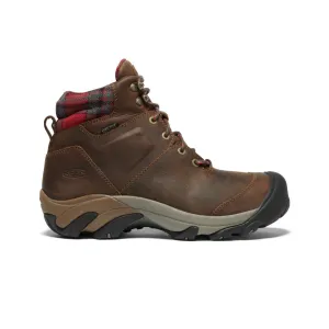 Men's Targhee II Winter Waterproof Boot  |  Dark Earth/Red Plaid