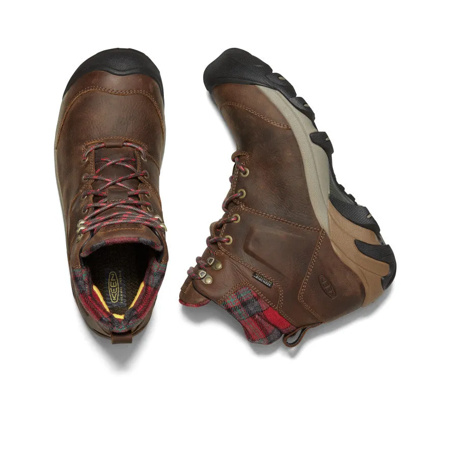 Men's Targhee II Winter Waterproof Boot  |  Dark Earth/Red Plaid