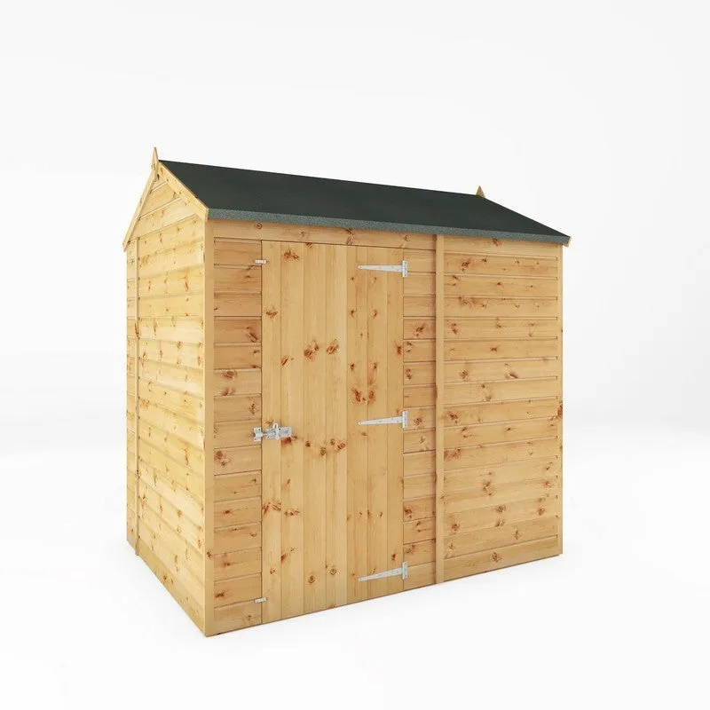 Mercia 4' 9" x 6' 9" Apex Shed - Premium Dip Treated Shiplap