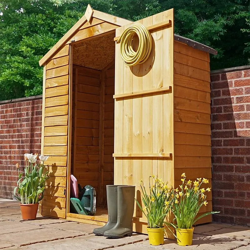 Mercia 5' 2" x 2' 9" Apex Shed - Budget Dip Treated Overlap
