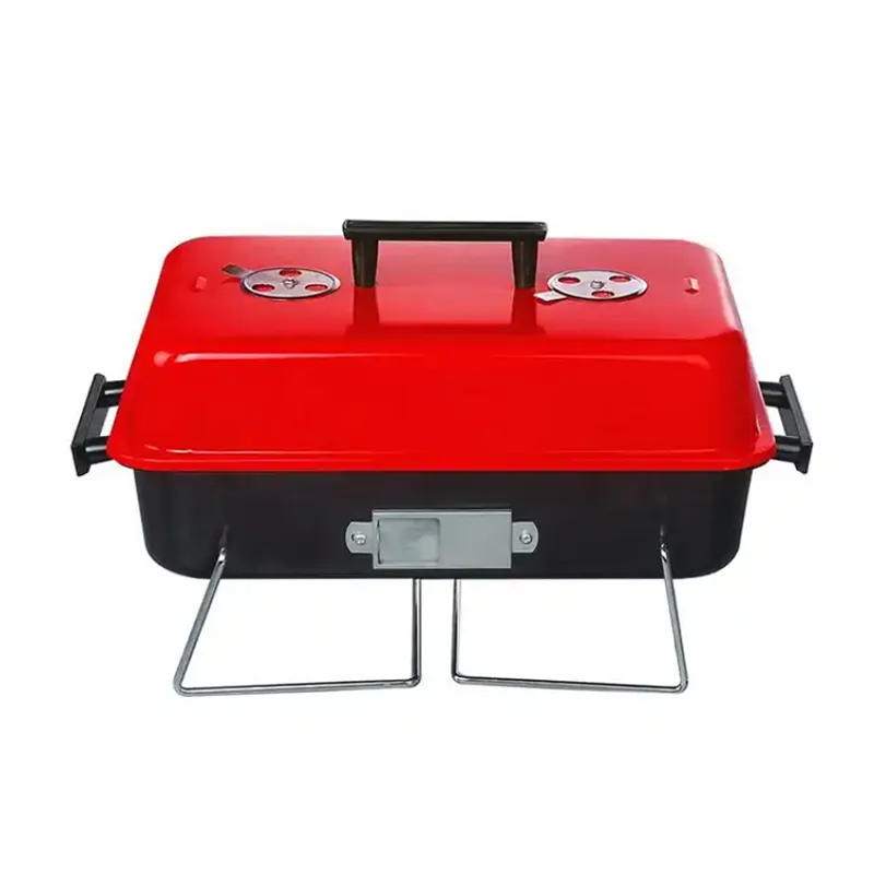 Mini Outdoor Charcoal Camping Bbq Grill With Handle Hxs-12
