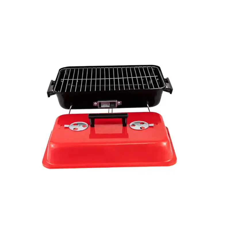 Mini Outdoor Charcoal Camping Bbq Grill With Handle Hxs-12