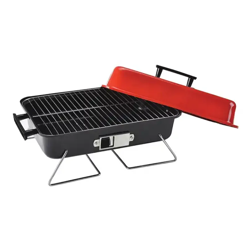 Mini Outdoor Charcoal Camping Bbq Grill With Handle Hxs-12