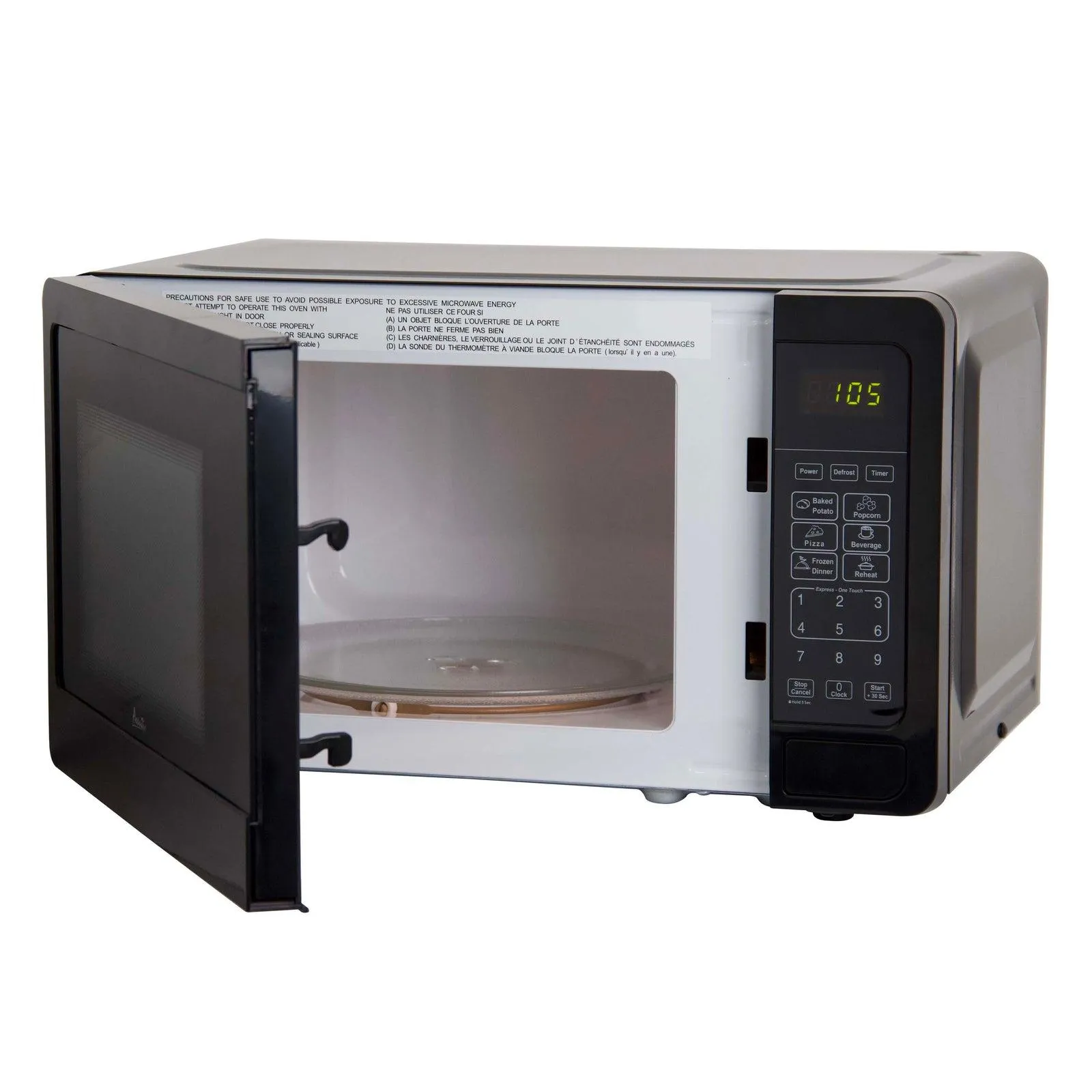 MT7V1B Avanti Countertop Microwave Oven, 0.7 cu. ft. - Black / 0.7 cu. ft.