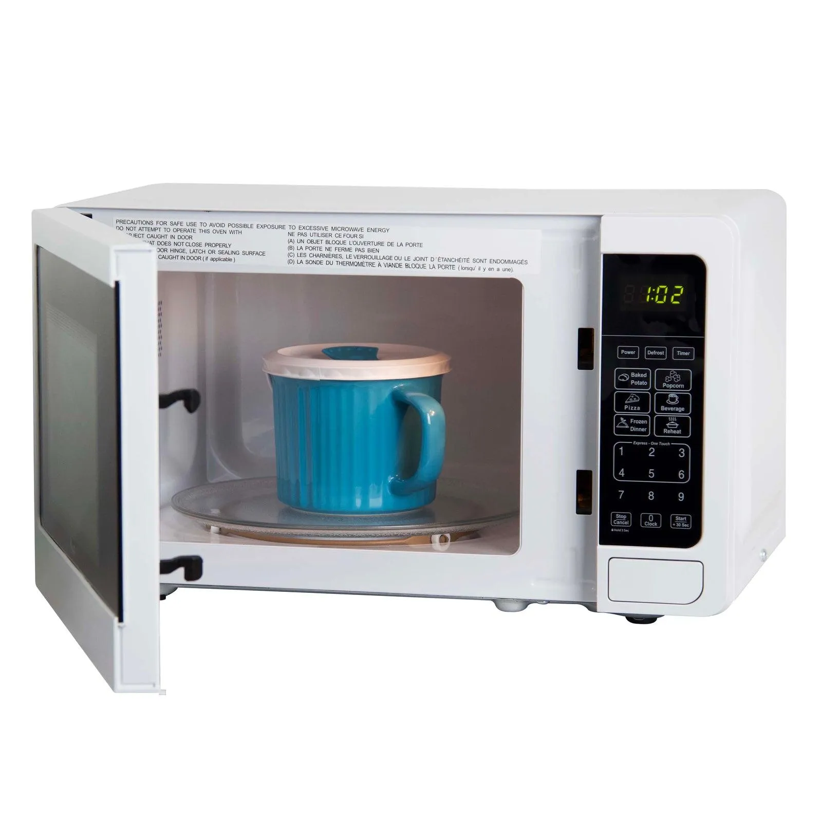 MT7V1B Avanti Countertop Microwave Oven, 0.7 cu. ft. - Black / 0.7 cu. ft.