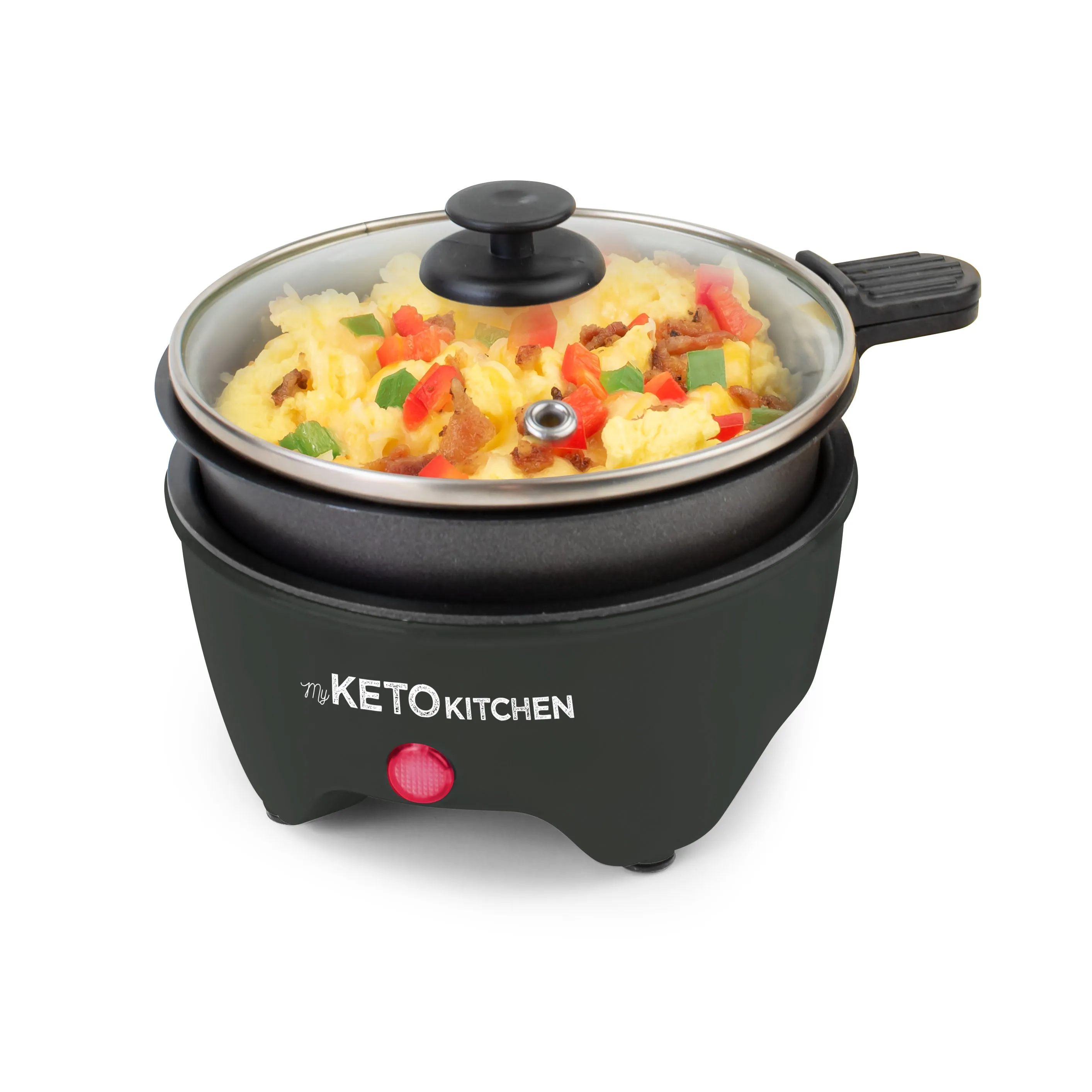 My Keto Kitchen Electric Personal Multi-Cooker, Blackberry